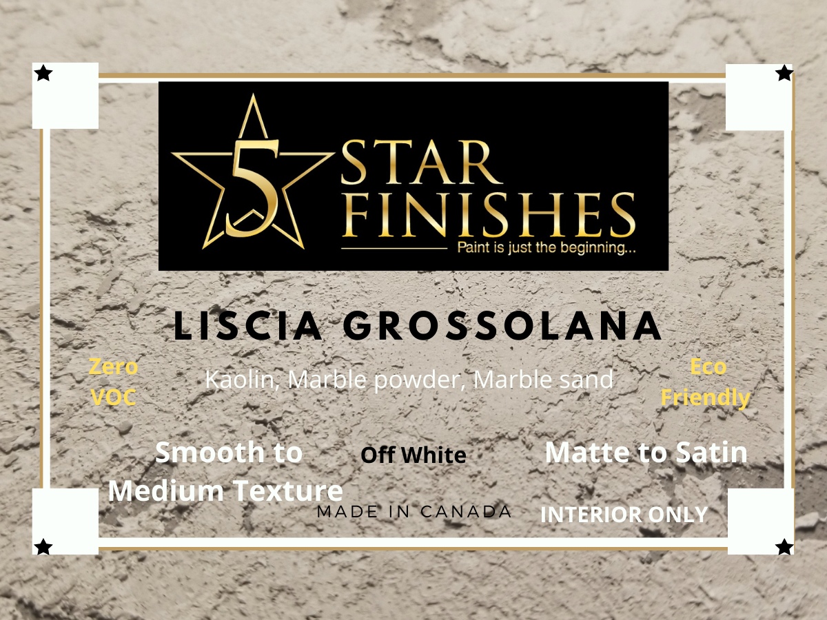 Canadian Clay - Liscia Grossolana - 5 Star Finishes Ltd