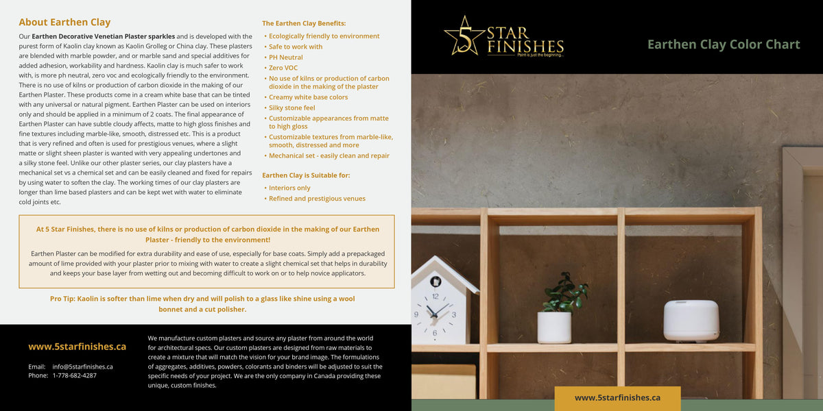 Venetian Plaster Color Chart | Microcement Color Chart – 5 Star ...