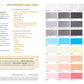 Decorative Venetian Plaster and Microcement Color Chart - 5 Star Finishes Ltd