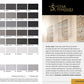 Decorative Venetian Plaster and Microcement Color Chart - 5 Star Finishes Ltd