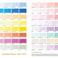 Decorative Venetian Plaster and Microcement Color Chart - 5 Star Finishes Ltd