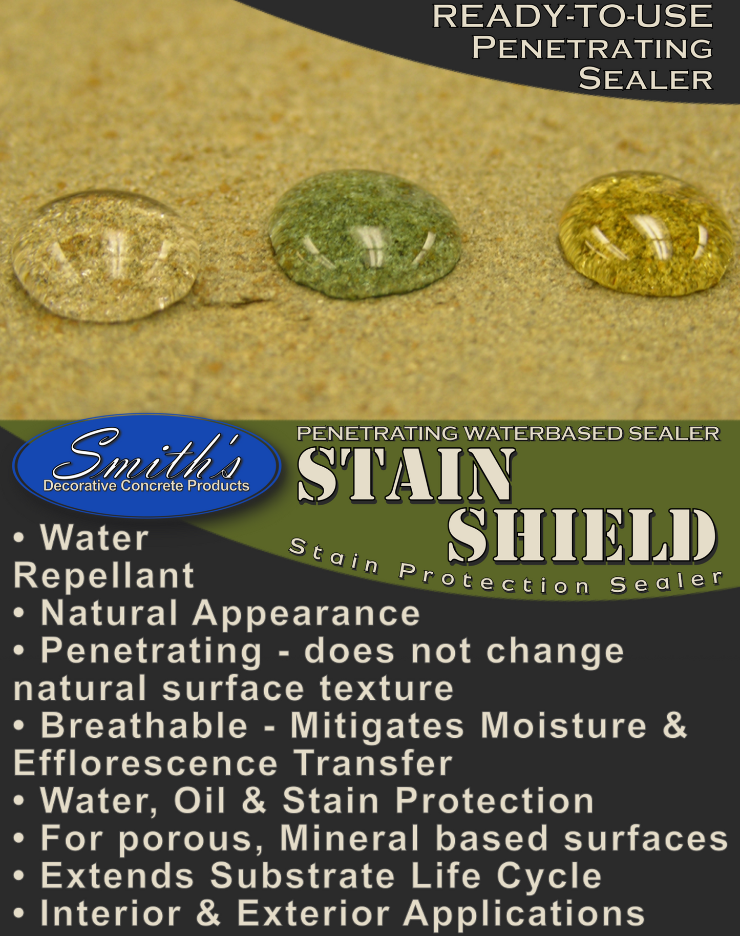 Stain Shield Penetrating Sealer Specific for Darker Venetian Plasters