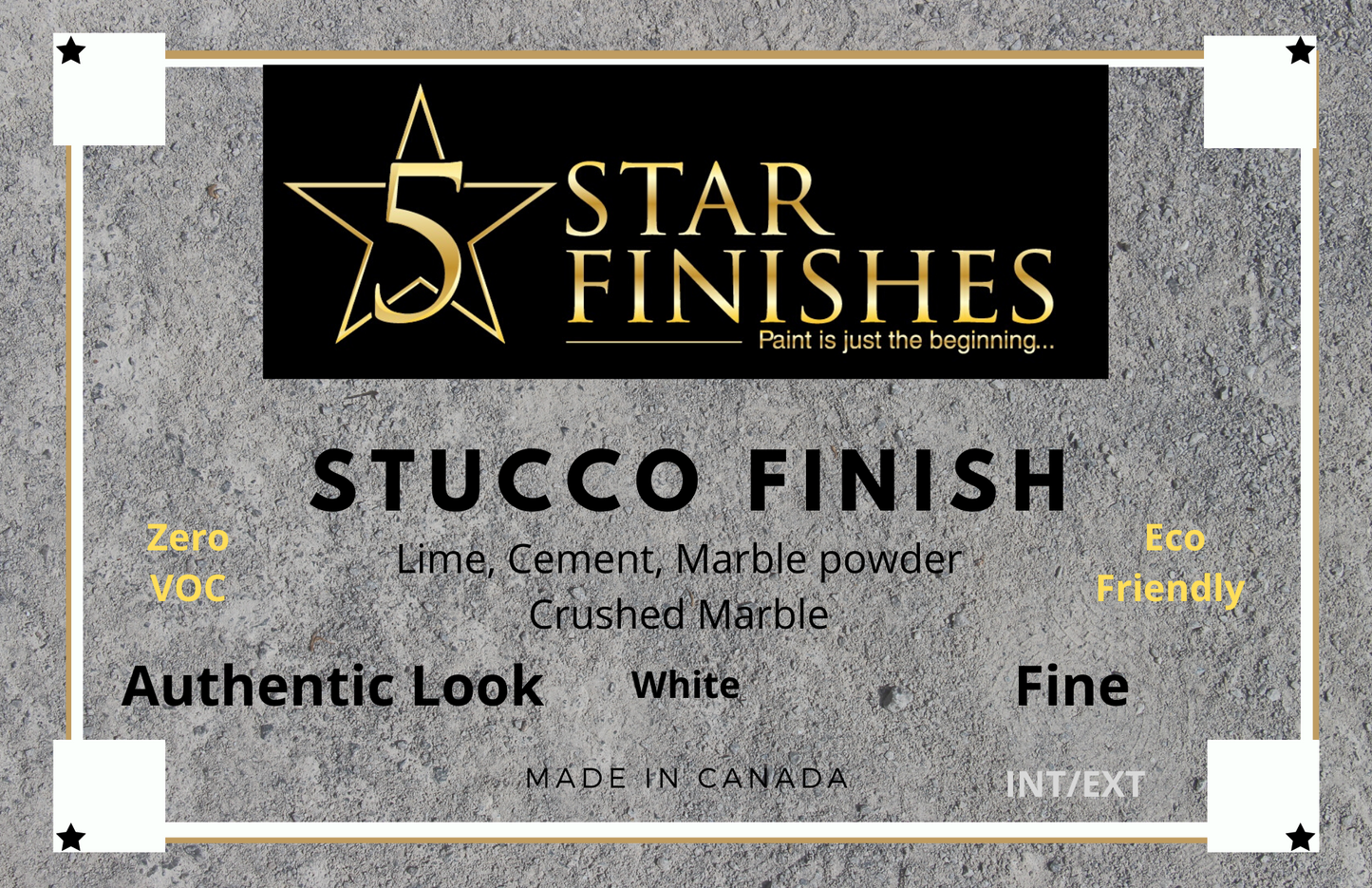 Stucco Finish - 5 Star Finishes Ltd
