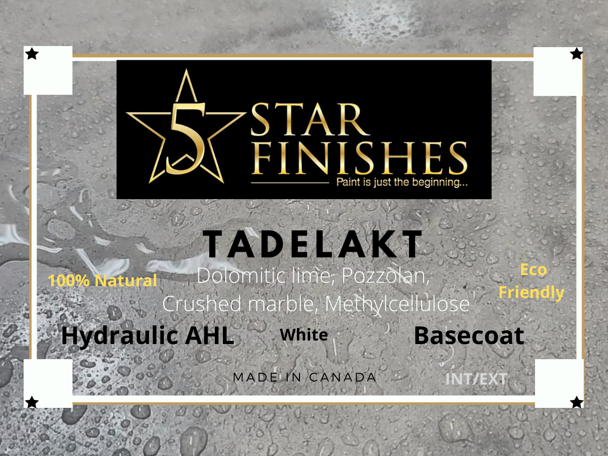 Tadelakt Basecoat - 5 Star Finishes Ltd